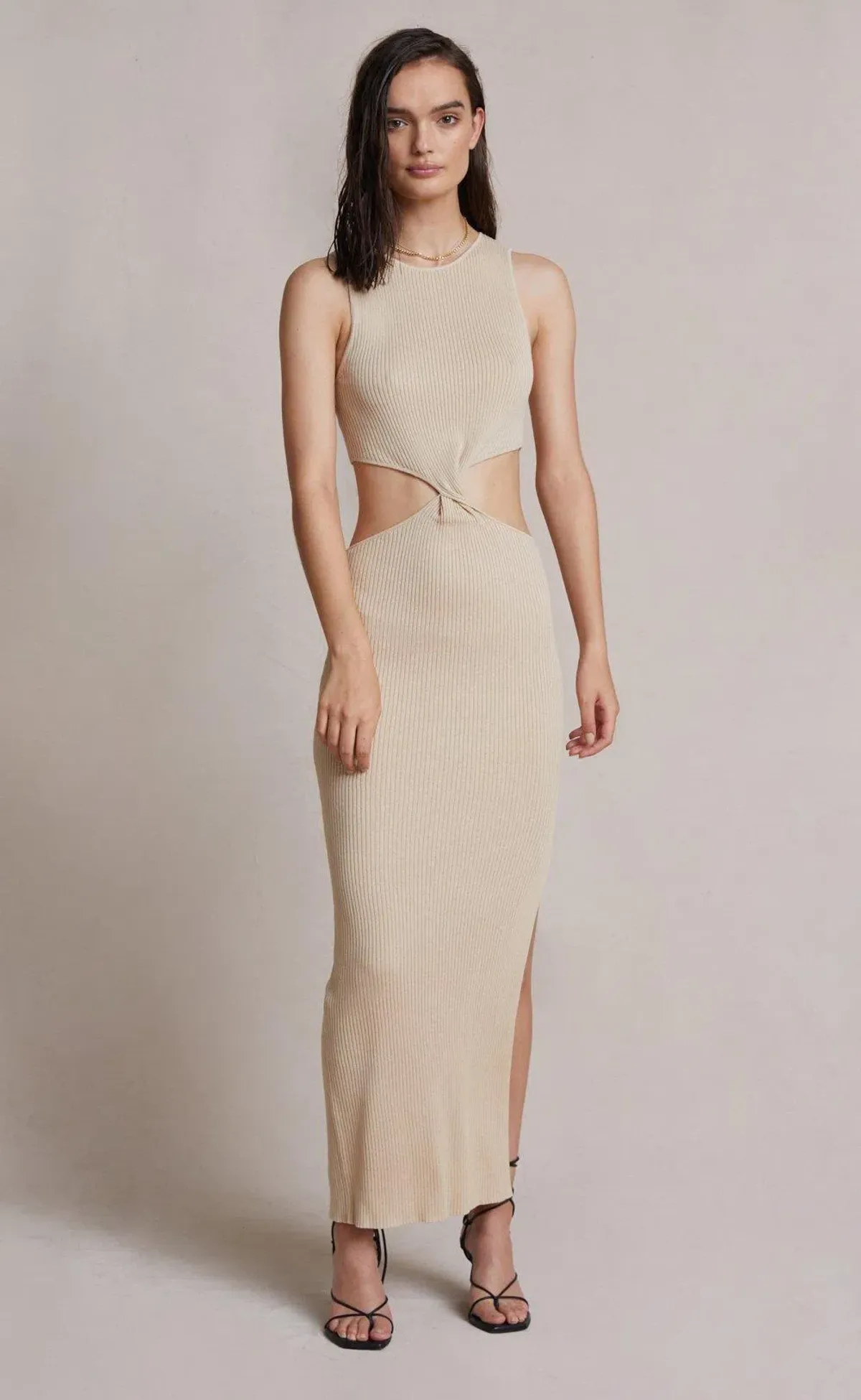 Bec and Bridge Riviera Knit Twist midi dress - Image 1