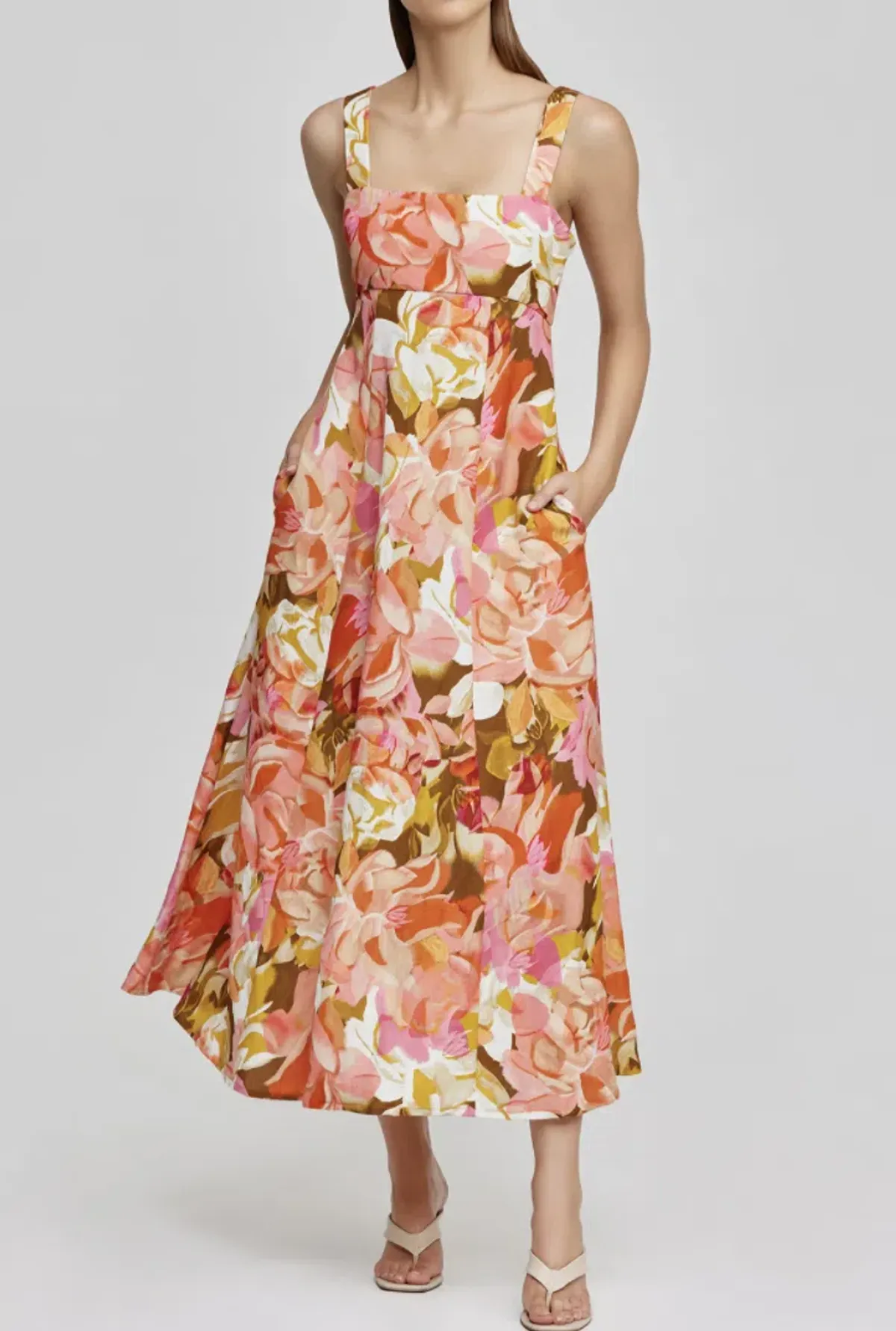 Acler Tate Dress (Pink Bouquet) - Image 1