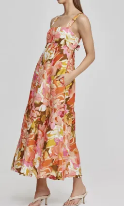 Acler Tate Dress (Pink Bouquet)  for rent on The Volte - image 2