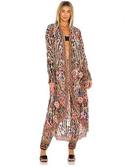 Camilla Long Casual Jacket Print Size 14 for rent on The Volte - image 1