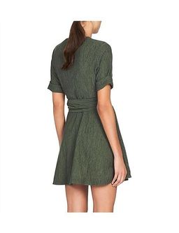 Camilla and Marc Magnolia Tie Wrap Dress Green Size 8 for rent on The Volte - image 2