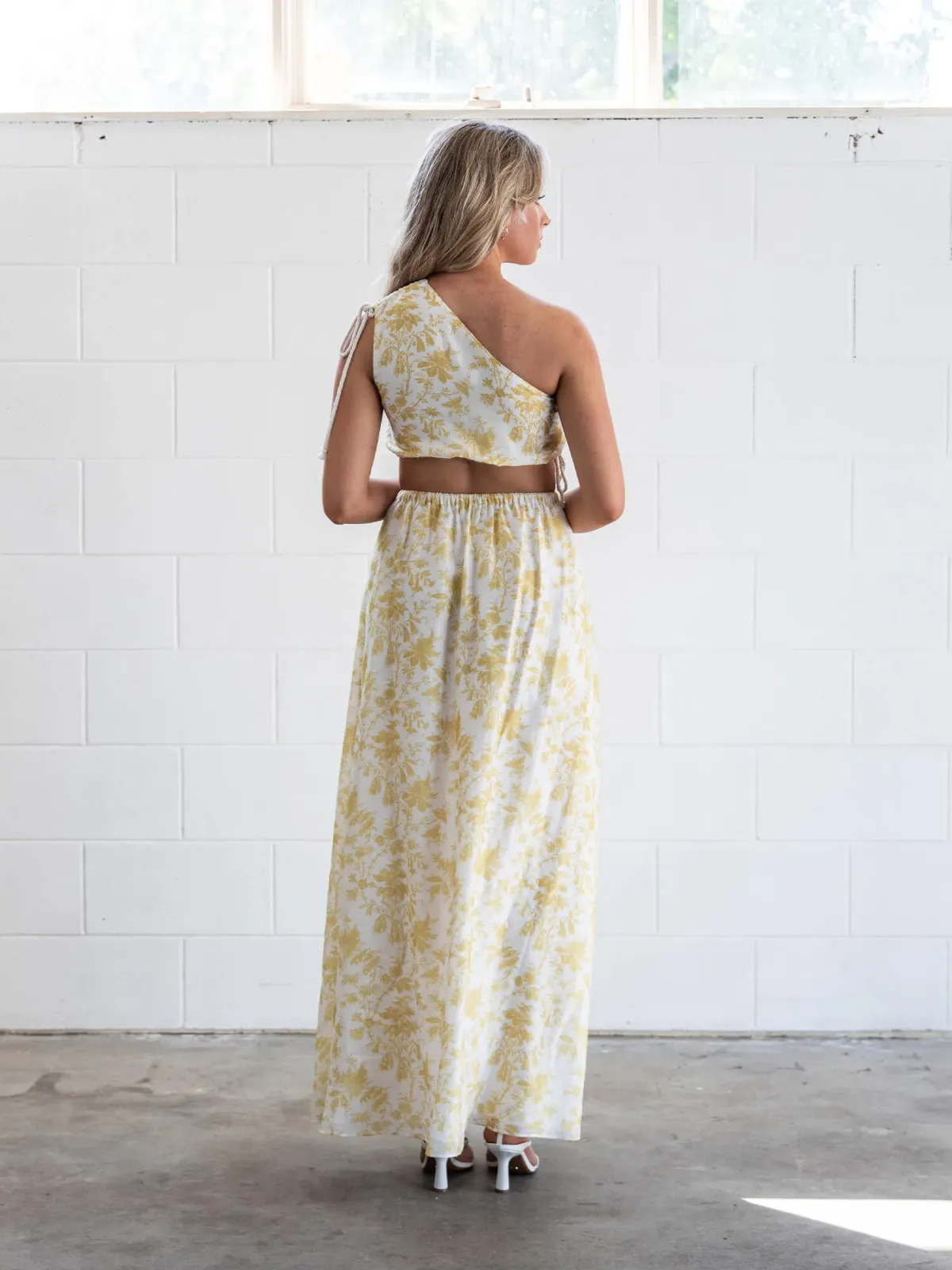 Sir The Label Clementine Set Midi Yellow Floral Print | AU 6 - Image 2
