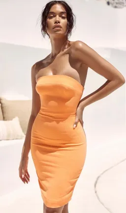 House of CB Rinah Midi Dress Orange Size 10 for rent on The Volte - image 2