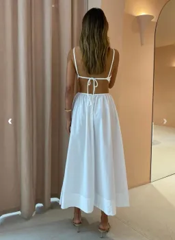 Bec & Bridge Selene Maxi Dress in Ivory for rent on The Volte - image 3