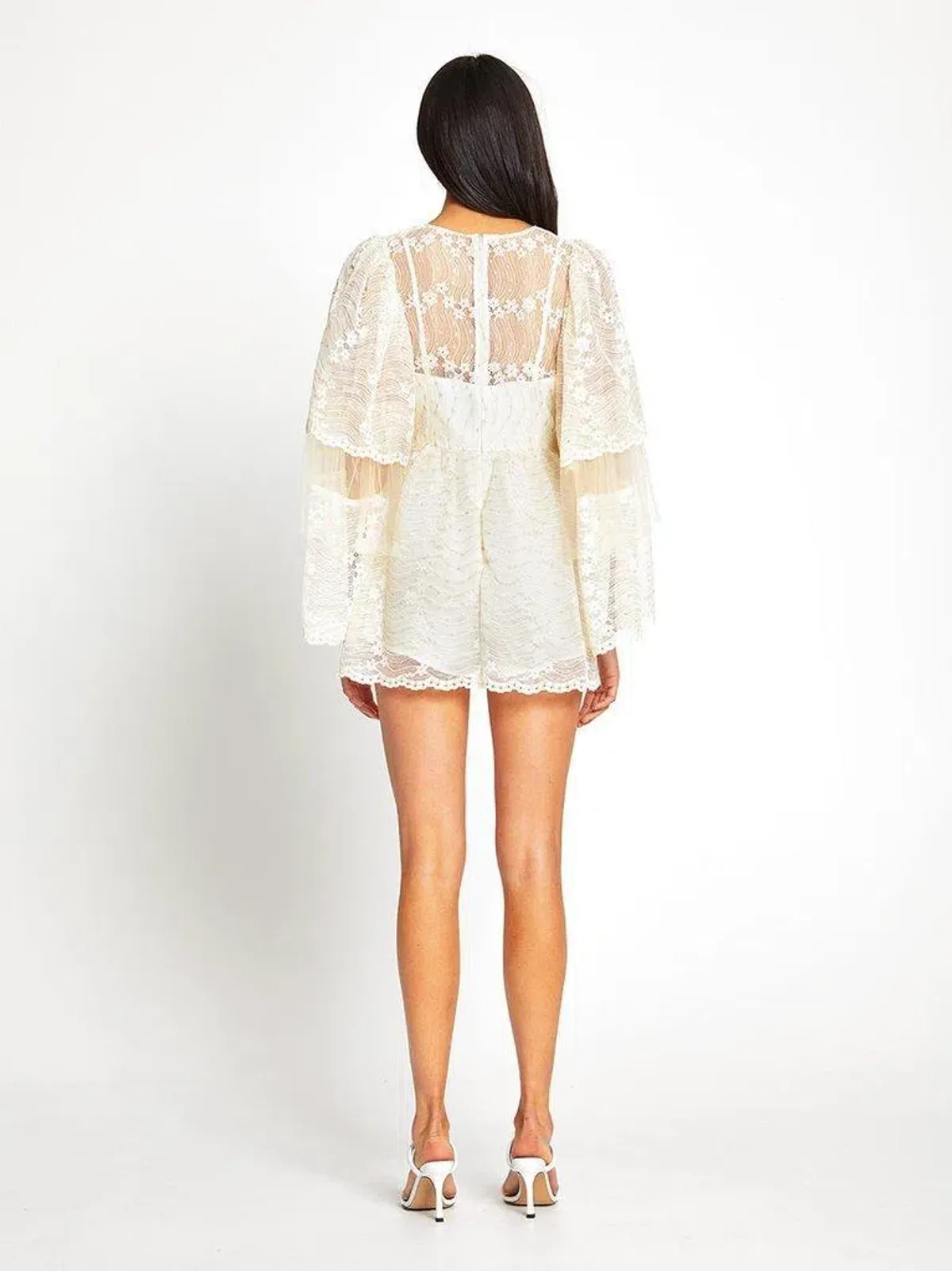 ALICE MCCALL CREME MOONSTRUCK MINI DRESS - SIZE 10 AU/6 US (RRP $395) - Image 2