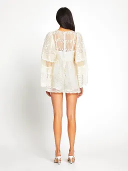 ALICE MCCALL CREME MOONSTRUCK MINI DRESS - SIZE 8 AU/4 US (RRP $395) for rent on The Volte - image 2