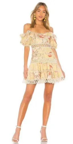Zimmermann Melody Off the Shoulder Dress for rent on The Volte - image 4