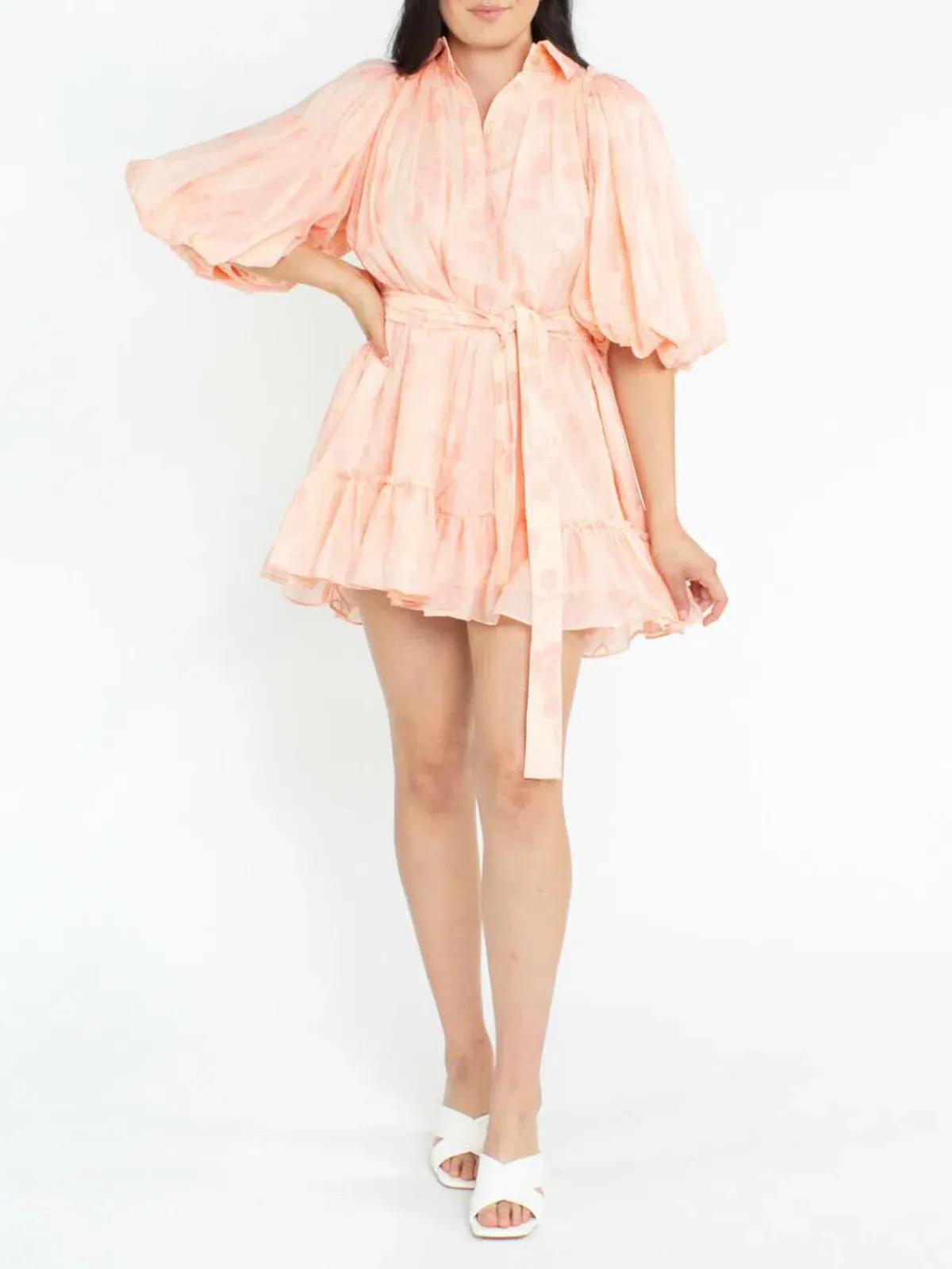 Textual Mini Dress - Image 1