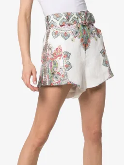 Zimmermann Ninety-Six Filigree Shorts Print Size 2 / AU 12 for rent on The Volte - image 3