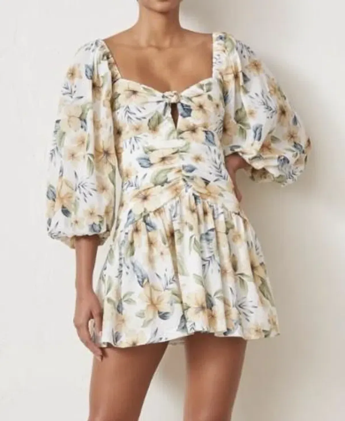  Bec and Bridge Fleurette Mini Dress Print Size 8 - Image 2