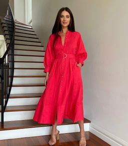 Sheike Piper Dress in Watermelon for rent on The Volte - image 1