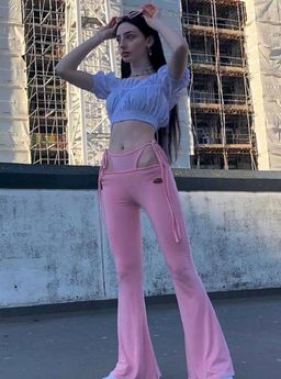 I.AM.GIA O Mighty OG G-String Flare Pants Pink Size  / AU 8 for rent on The Volte - image 3