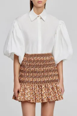 Acler Kyle Skirt Brown Size 8 for rent on The Volte - image 1