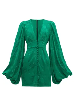 Rat & Boa Isabella Dress Green Size 14 for rent on The Volte - image 4