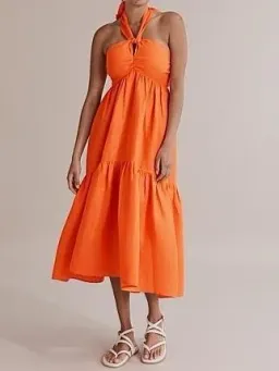Country Road french linen dress for rent on The Volte - image 1