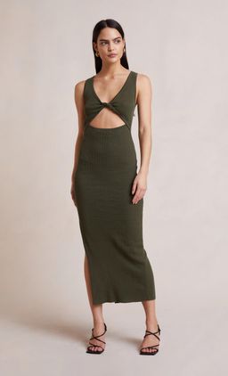 Bec & Bridge Riviera Midi Dress Army Size 12 for rent on The Volte - image 1