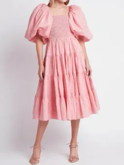 Aje Cherished midi Dress for rent on The Volte - image 1