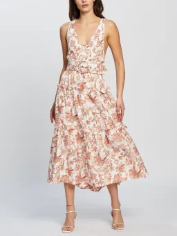 Shona Joy Carolina Tiered Midi Dress  for rent on The Volte - image 1