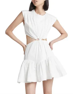 Aje Solstice Cut Out Ring Flip Mini Dress Size 6  for rent on The Volte - image 4