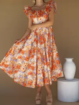 Talulah - FLORENCE MIDI DRESS - Size 12 for rent on The Volte - image 1