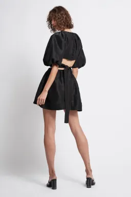 Aje Psychedelia Cut Out Mini Dress Black Size 8  for rent on The Volte - image 3