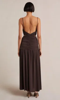 Bec & Bridge Joelene Maxi Dress Brown Size XS for rent on The Volte - image 3