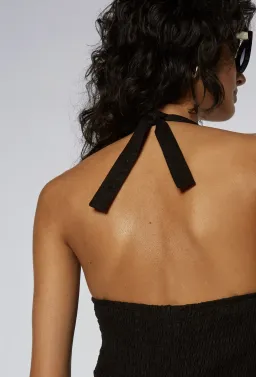 Scanlan Theodore Black Cotton Bralette Dress Size 8 for rent on The Volte - image 6