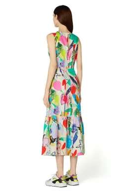 Gorman Flower in Fauve Dress Multi Size 8  for rent on The Volte - image 2