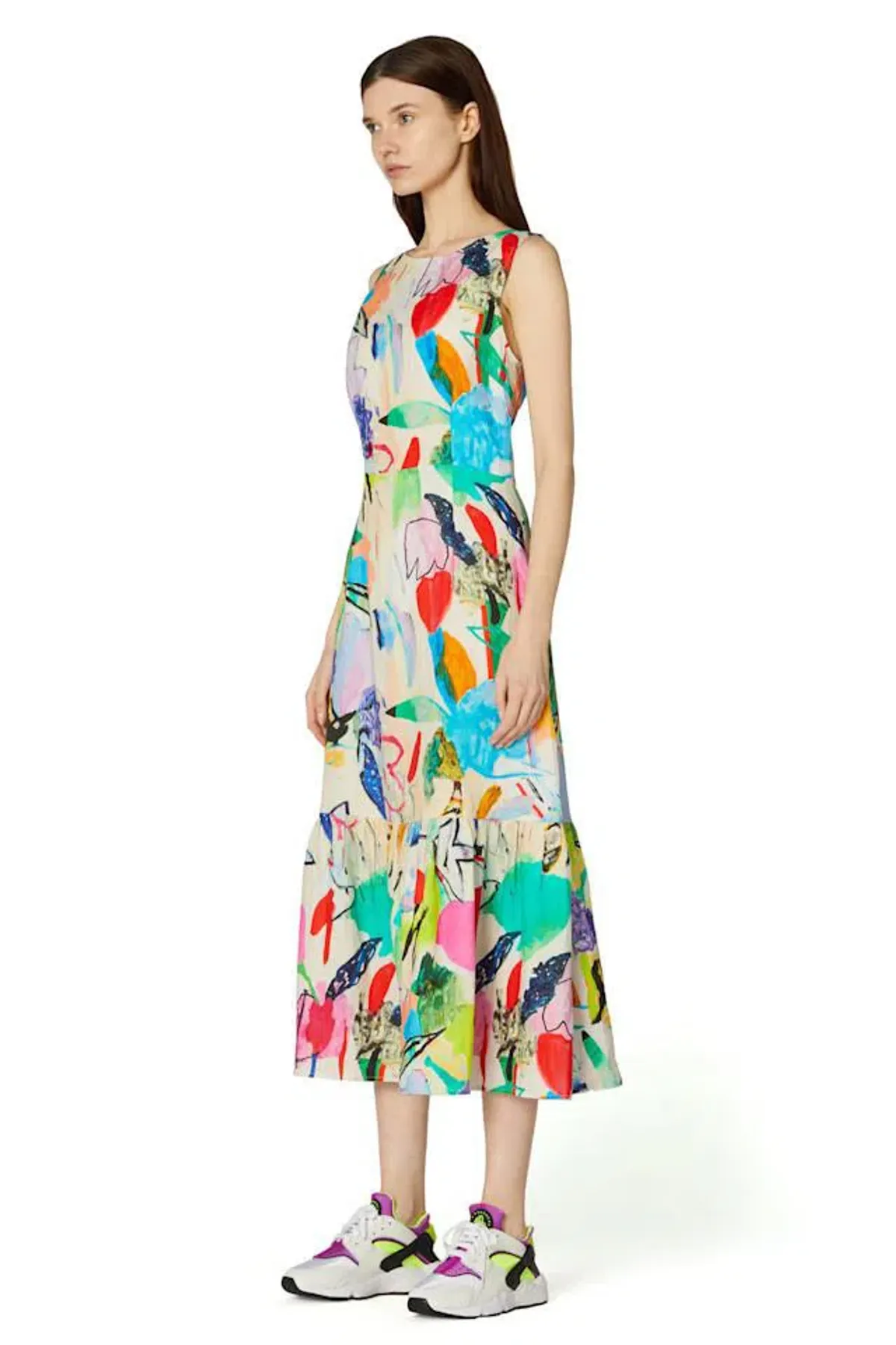 Gorman Flower in Fauve Dress Multi Size 8  - Image 3