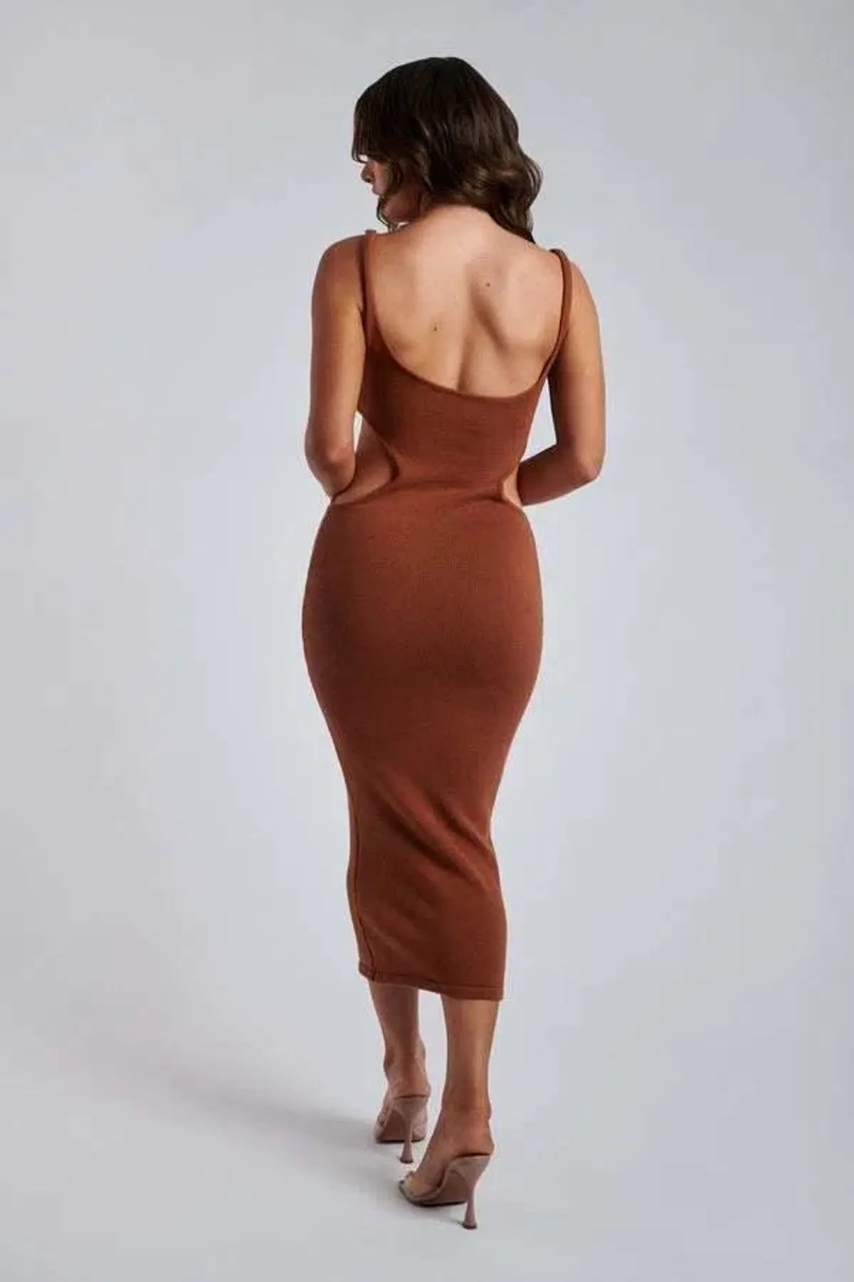 Yasmin Cut Out Knitted Dress - Image 3