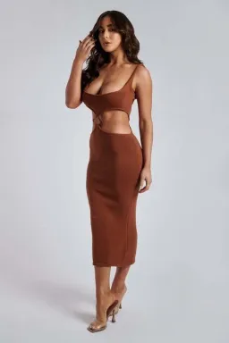 Yasmin Cut Out Knitted Dress for rent on The Volte - image 2