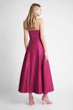 Aje Solstice Strappy Ring Midi Dress Pink Size 8 for rent on The Volte - image 2