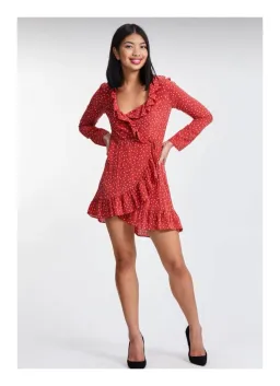 Realisation Par The Alexandra Mini Dress Red Star Size 6 for rent on The Volte - image 1
