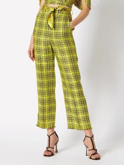 Scanlan Theodore Pants Yellow Check Size AU 8  for rent on The Volte - image 2