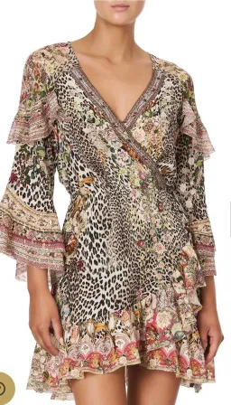 Camilla Anarchy at Annabels Short Wrap Dress Print Size 14 for rent on The Volte - image 5
