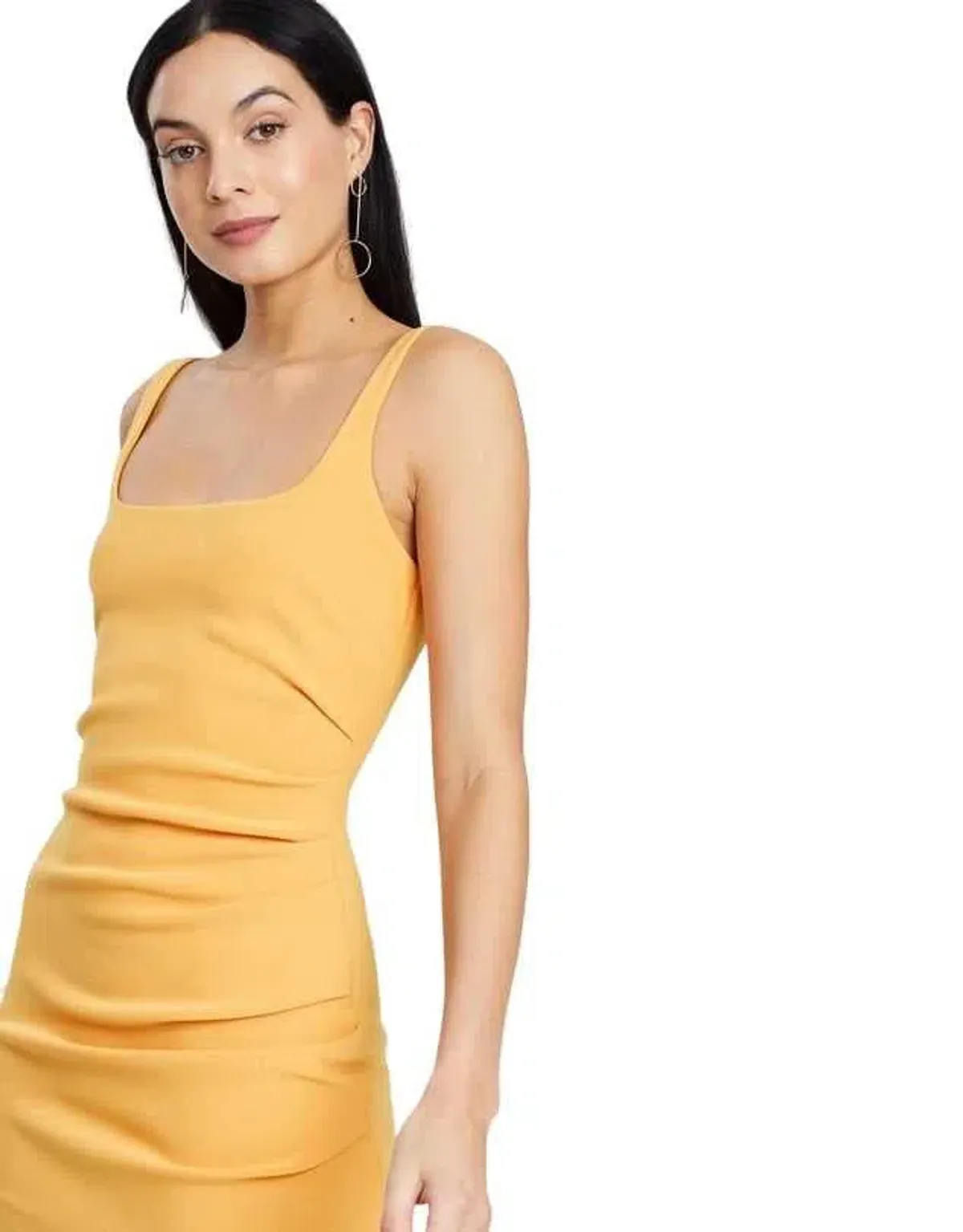 Bec and Bridge Karina Tuck Midi Dress Orange Size 8 - Image 2