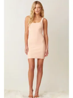 Bec & Bridge Ruby Mini Dress Peach Size AU 6  for rent on The Volte - image 1