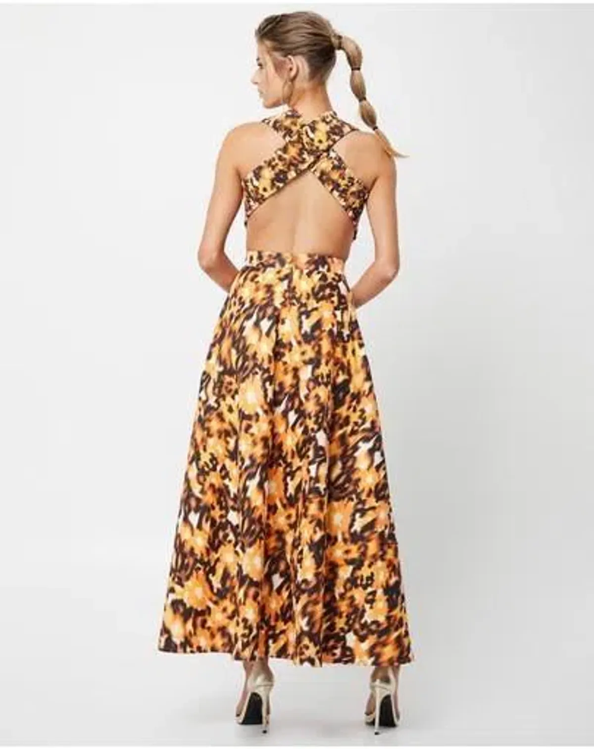 Mossman Inner Guidance Maxi Dress Print Size 10  - Image 2