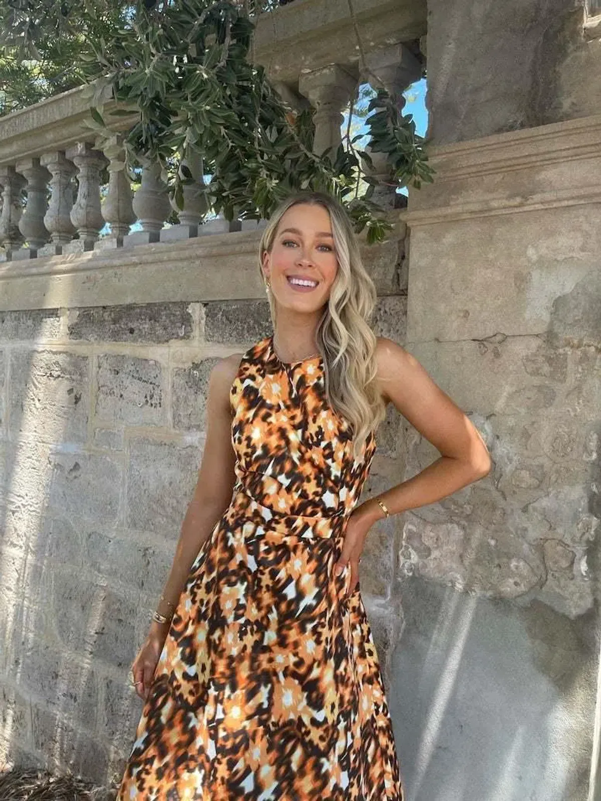 Mossman Inner Guidance Maxi Dress Print Size 10  - Image 9
