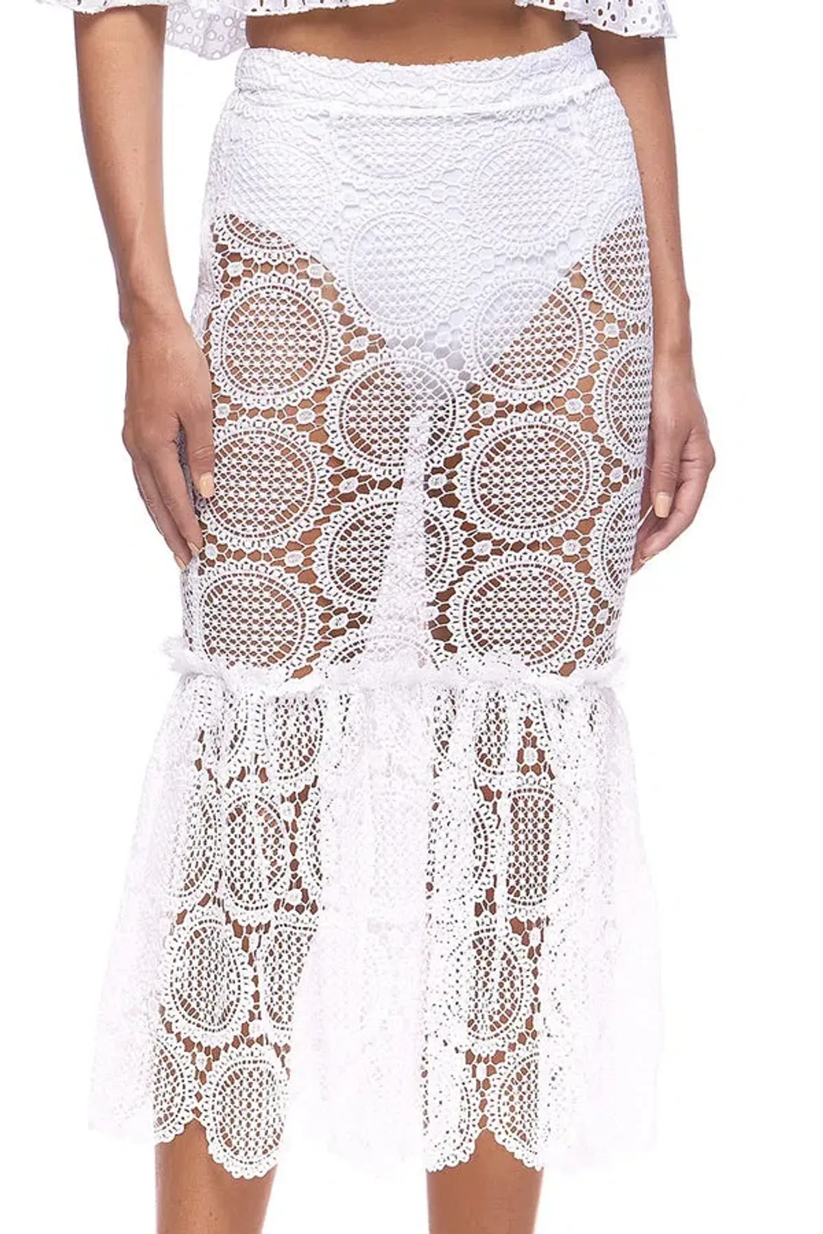 Eliya the Label Annie Skirt White Size 10 - Image 3
