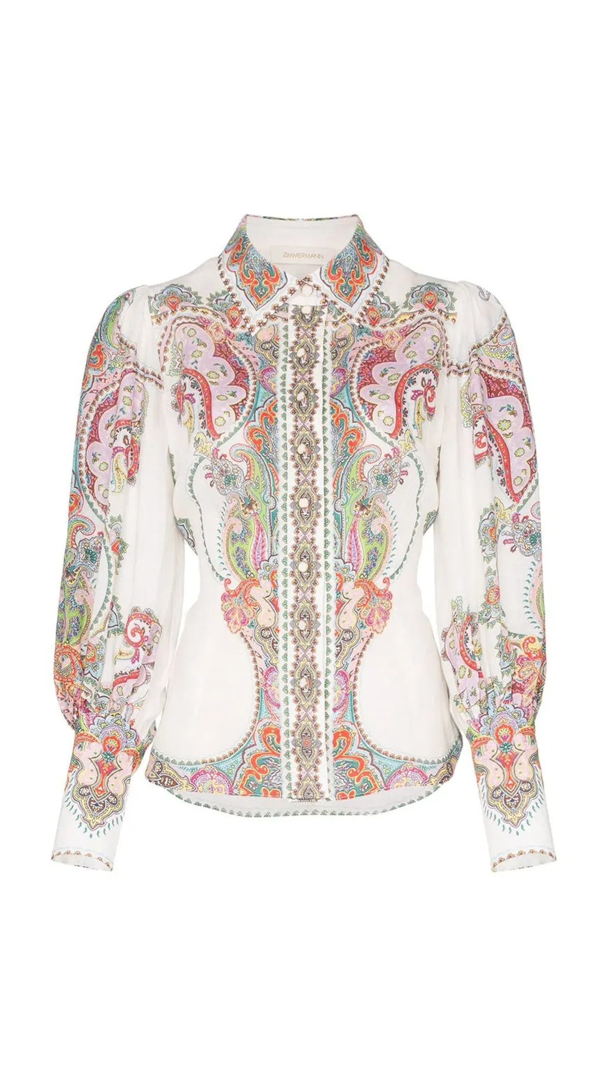 Zimmermann Ninety-Six Filigree Set Lennon Paisley Size 0 (shorts) Size 1 (top)  - Image 2