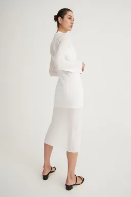 Hansen & Gretel Seville Shirt Dress White Size 10 for rent on The Volte - image 2