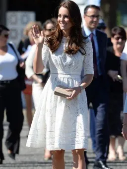 Zimmermann White Rosa Broderie Day Dress White/Ivory Size 12 for rent on The Volte - image 1