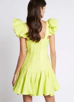 Breathless Frill Sleeve Mini Dress for rent on The Volte - image 3
