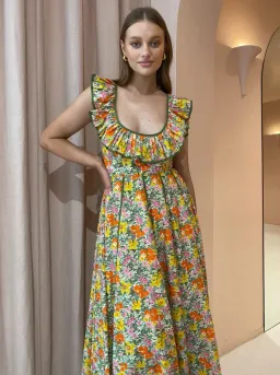 Alemais - Cabana Print - Midi Dress - Size 14 for rent on The Volte - image 2