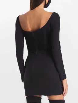 Dion Lee Rib Corset Mini Dress Black Size 6 for rent on The Volte - image 4