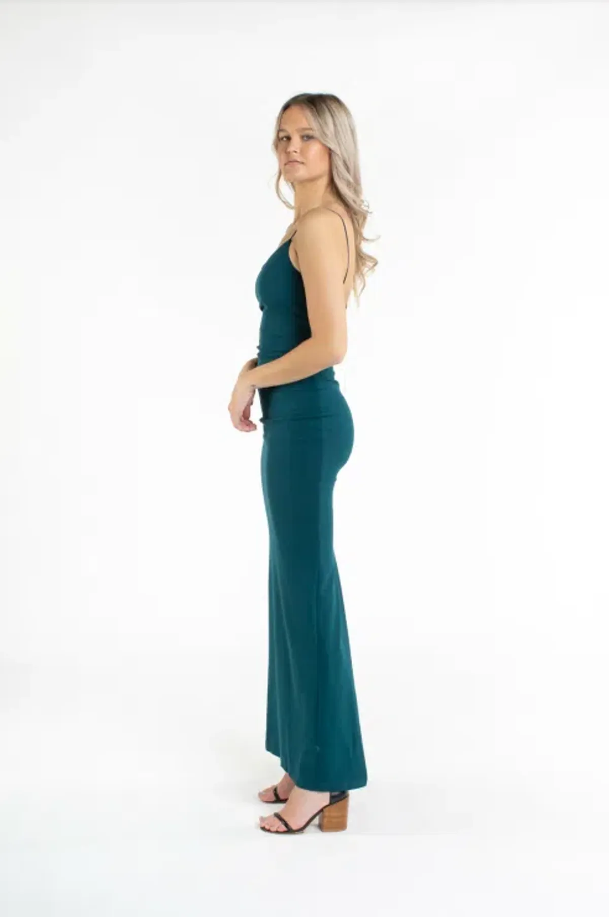 Nookie Penelope Gown Teal Green Size 6 - Image 2