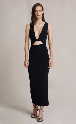 Bec & Bridge Sorbet Summer Midi Dress Black Size 6 for rent on The Volte - image 6