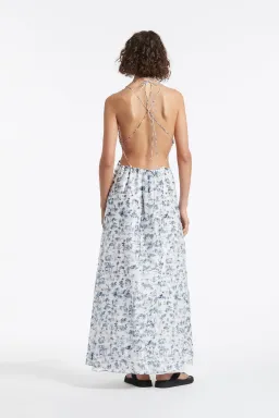 Sir the Label Dimitri Open Back Dress Print Size 6 for rent on The Volte - image 3