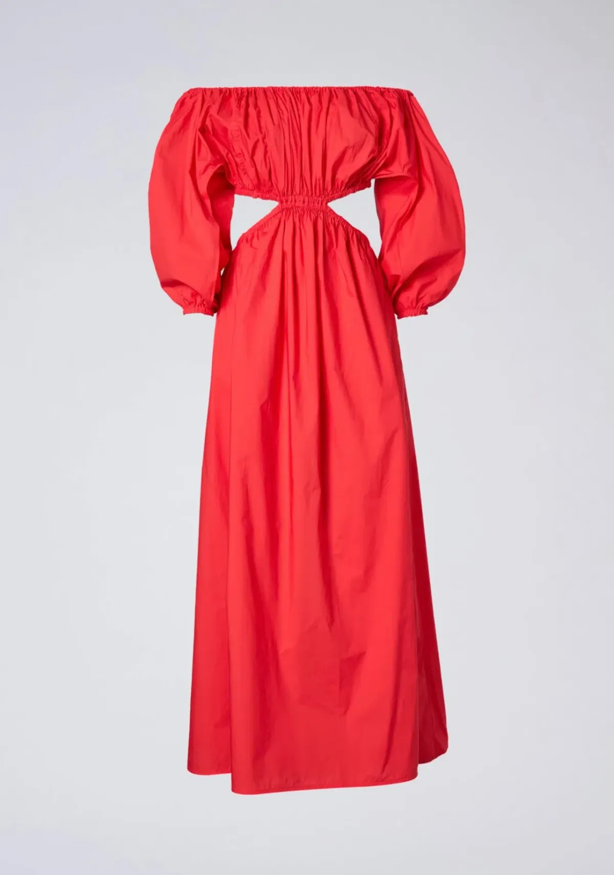 Scanlan Theodore Parachute Cotton Gather Dress Poppy Size AU 10 - Image 5